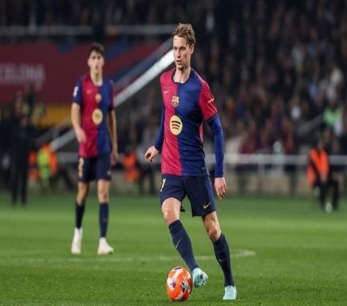 世體：德容缺席今天巴薩的合練，不會參加與瓦倫西亞的比賽