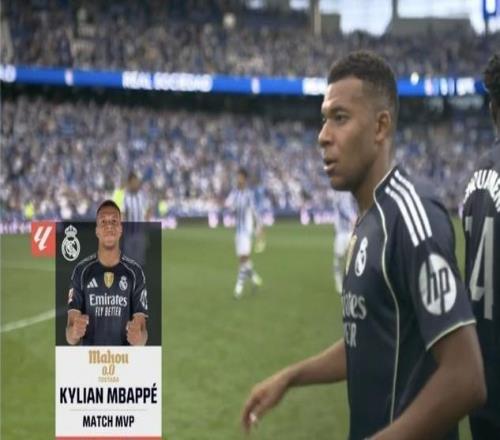 傳射顯我真功夫，我是姆皇你記??！姆巴佩當(dāng)選皇馬vs皇社最佳