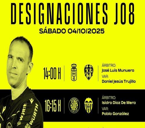 西甲10月4日裁判安排：夸德拉主哨皇馬vs比利亞雷亞爾