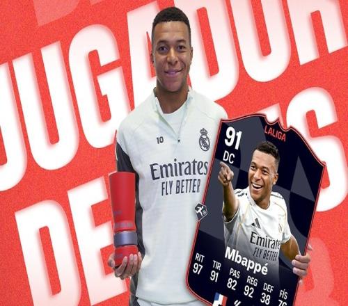 4場5球1助，官方：皇馬前鋒姆巴佩當選西甲9月最佳球員