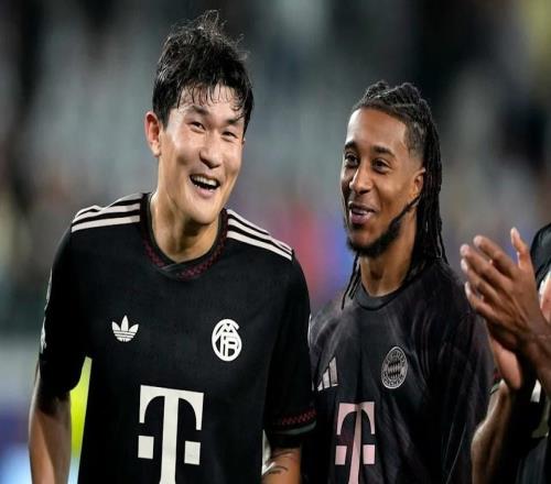 在對(duì)陣帕福斯時(shí)遭對(duì)手撞擊，圖片報(bào)：金玟哉今天沒有隨隊(duì)訓(xùn)練