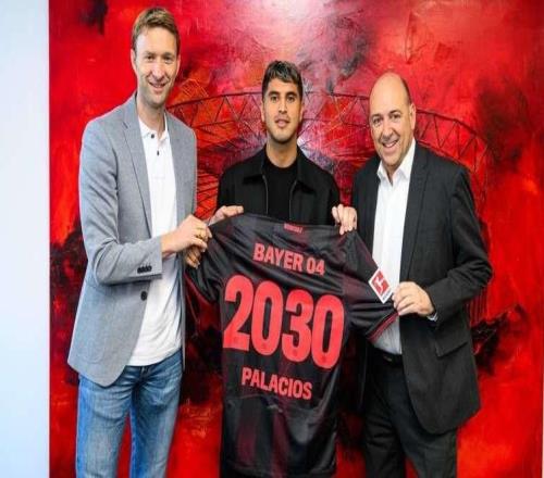 官方：勒沃庫森與帕拉西奧斯提前續(xù)約至2030年